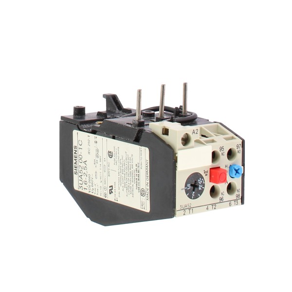 Siemens 3ua52001c ajuste retardado de relé de sobrecarga de 1,6a a 2,5a 1na 1nc